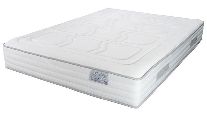 Matelas à ressorts ensachés et mémoire de forme